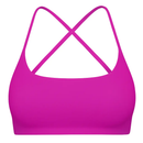 Cross Back Padded Sports Bra with Removable Pads by LJGDeals