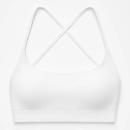 Cross Back Padded Sports Bra with Removable Pads by LJGDeals