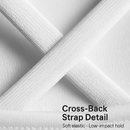 Cross Back Padded Sports Bra with Removable Pads by LJGDeals