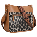Leather Crossbody Bag with Adjustable Guitar Strap by LJGDeals