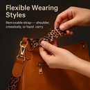 Leather Crossbody Bag with Adjustable Guitar Strap by LJGDeals