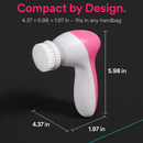 Facial Cleansing Brush Waterproof Face Spin Cleaning Brush with 5 Brush Heads Deep Cleansing Body Facial Brush Set for Gentle Exfoliating Removing Bla by LJGDeals