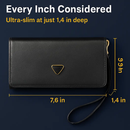 Wristlet Wallet for Women PU Leather Everyday by LJGDeals