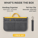 Handbag Organizer for Travel - Spacious Pockets by LJGDeals