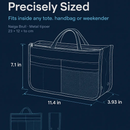 Handbag Organizer for Travel - Spacious Pockets by LJGDeals