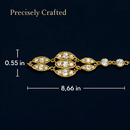 Noble Burnished Gold Bling Rhinestone Bracelet by LJGDeals