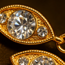 Noble Burnished Gold Bling Rhinestone Bracelet by LJGDeals