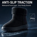 Snow Boots Waterproof Faux Suede Mid-Calf Fur Lining by LJGDeals