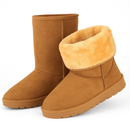 Snow Boots - Waterproof Faux Suede Mid-Calf with Warm Lining by LJGDeals
