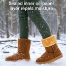 Snow Boots - Waterproof Faux Suede Mid-Calf with Warm Lining by LJGDeals