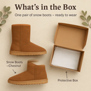 Snow Boots - Waterproof Faux Suede Mid-Calf with Warm Lining by LJGDeals