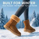 Snow Boots - Waterproof Faux Suede Mid-Calf with Warm Lining by LJGDeals