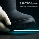 Snow Boots - Waterproof Faux Suede Mid-Calf with Warm Lining by LJGDeals