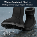 Snow Boots - Waterproof Faux Suede Mid-Calf with Warm Lining by LJGDeals