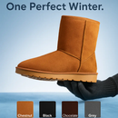 Snow Boots - Waterproof Faux Suede Mid-Calf with Warm Lining by LJGDeals