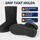 Snow Boots - Waterproof Faux Suede Mid-Calf with Warm Lining by LJGDeals