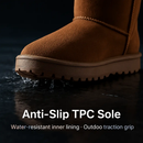 Snow Boots - Waterproof Faux Suede Mid-Calf with Warm Lining by LJGDeals
