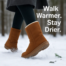 Snow Boots - Waterproof Faux Suede Mid-Calf with Warm Lining by LJGDeals
