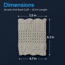 Women Winter Crochet Knit Leg Warmers by LJGDeals