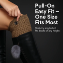 Women Winter Crochet Knit Leg Warmers by LJGDeals