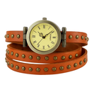 Rivet Leather Belt Retro Watch Hand Chain White by LJGDeals