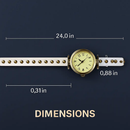 Rivet Leather Belt Retro Watch Hand Chain White by LJGDeals