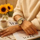 Rivet Leather Belt Retro Watch Hand Chain White by LJGDeals