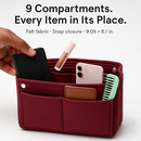 Felt Handbag Insert Organizer for Purses and Totes by LJGDeals