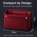 Felt Handbag Insert Organizer for Purses and Totes by LJGDeals