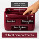 Felt Handbag Insert Organizer for Purses and Totes by LJGDeals