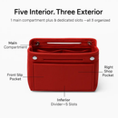Felt Handbag Insert Organizer for Purses and Totes by LJGDeals