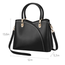 Chic Tote Bag for Women - White Leather Satchel & Crossbody by LJGDeals