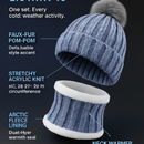 Winter Beanie Hat Scarf Set for Women - Warm Knit 2-in-1 by LJGDeals