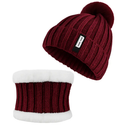 Winter Beanie Hat Scarf Set for Women - Warm Knit 2-in-1 by LJGDeals