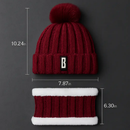 Winter Beanie Hat Scarf Set for Women - Warm Knit 2-in-1 by LJGDeals