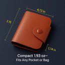 Credit Card Holder Wallet with Snap Closure by LJGDeals