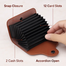 Credit Card Holder Wallet with Snap Closure by LJGDeals