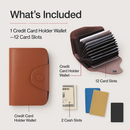 Credit Card Holder Wallet with Snap Closure by LJGDeals