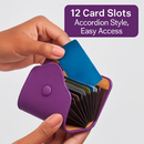 Credit Card Holder Wallet with Snap Closure by LJGDeals