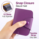 Credit Card Holder Wallet with Snap Closure by LJGDeals