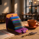 Credit Card Holder Wallet with Snap Closure by LJGDeals