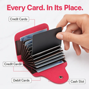 Credit Card Holder Wallet with Snap Closure by LJGDeals