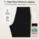 Women's High Waist Leggings with Tummy Control by LJGDeals