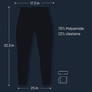 Women's High Waist Leggings with Tummy Control by LJGDeals
