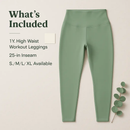 Women's High Waist Leggings with Tummy Control by LJGDeals