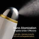 Handheld car massage atomizer for nano mist hydration by LJGDeals