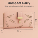 Leather Wallet Clutch - Card Slots - PU Leather - Compact by LJGDeals