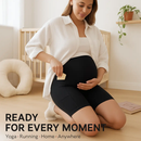 Maternity Shorts Seamless Pregnancy Yoga with Pockets by LJGDeals