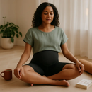 Maternity Shorts Seamless Pregnancy Yoga with Pockets by LJGDeals
