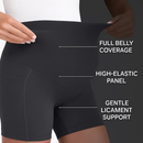 Maternity Shorts Seamless Pregnancy Yoga with Pockets by LJGDeals